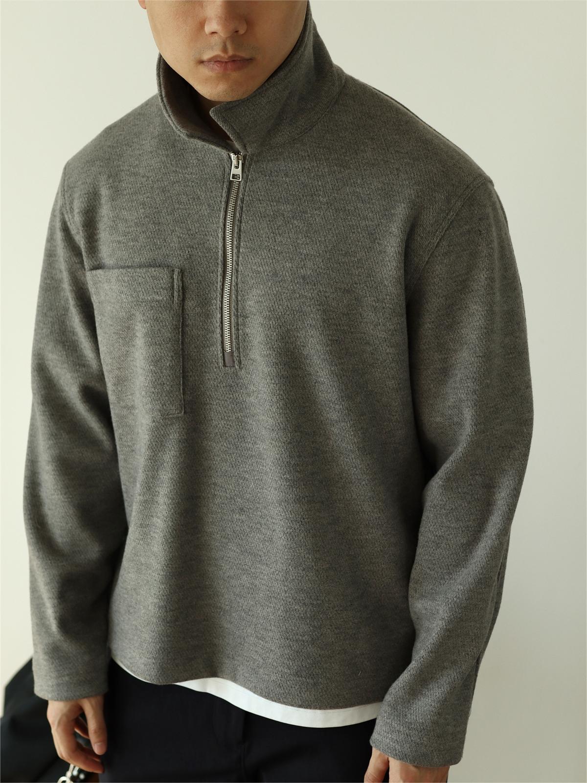 Classic Zip Polo Sweatshirts