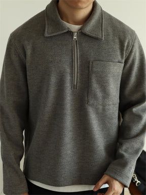 Classic Zip Polo Sweatshirts