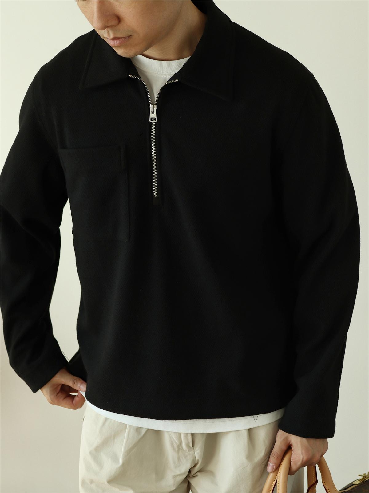 Classic Zip Polo Sweatshirts