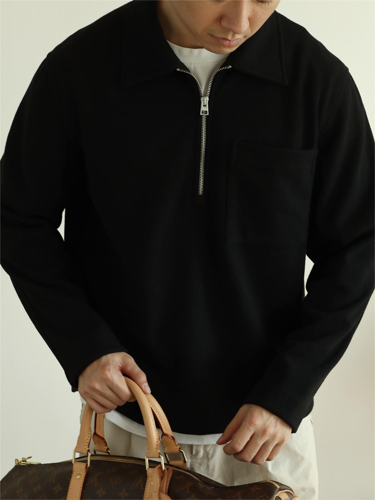 Classic Zip Polo Sweatshirts